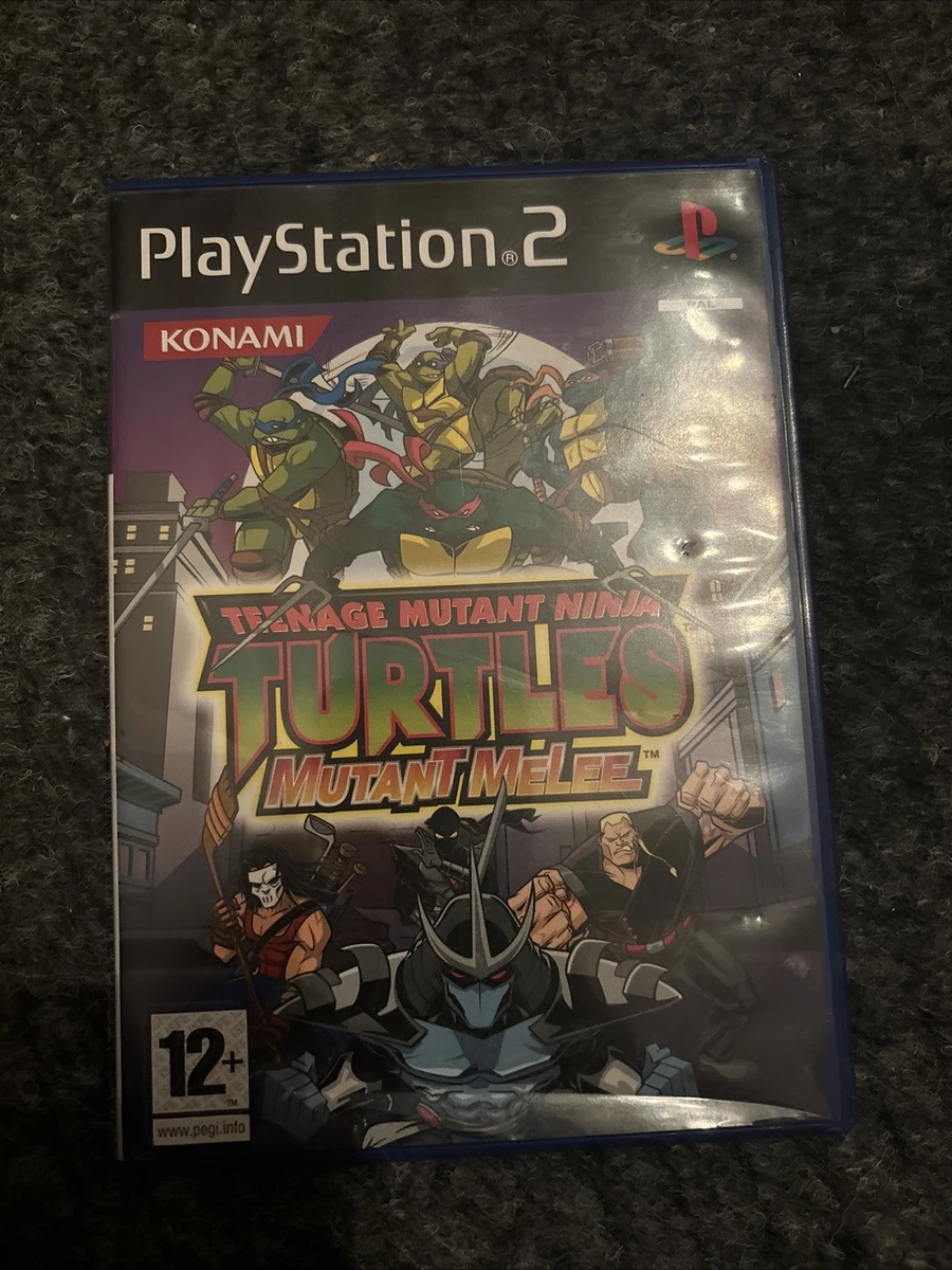 Jeu PS2 Teenage Mutant Ninja Turtles Mutant Melee - Disque Original PAL FR, Version Française
