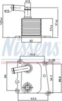 1X Nissens 90776 ÖLküHler MotoröL FüR Ford