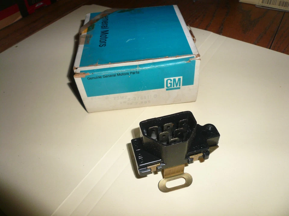 Nuevo de Lote Antiguo Chevrolet 1959-62 Interruptor de Señal de Giro Impala Nova Pickup Nomad 3765110 GM (1) Foto 4 de 4