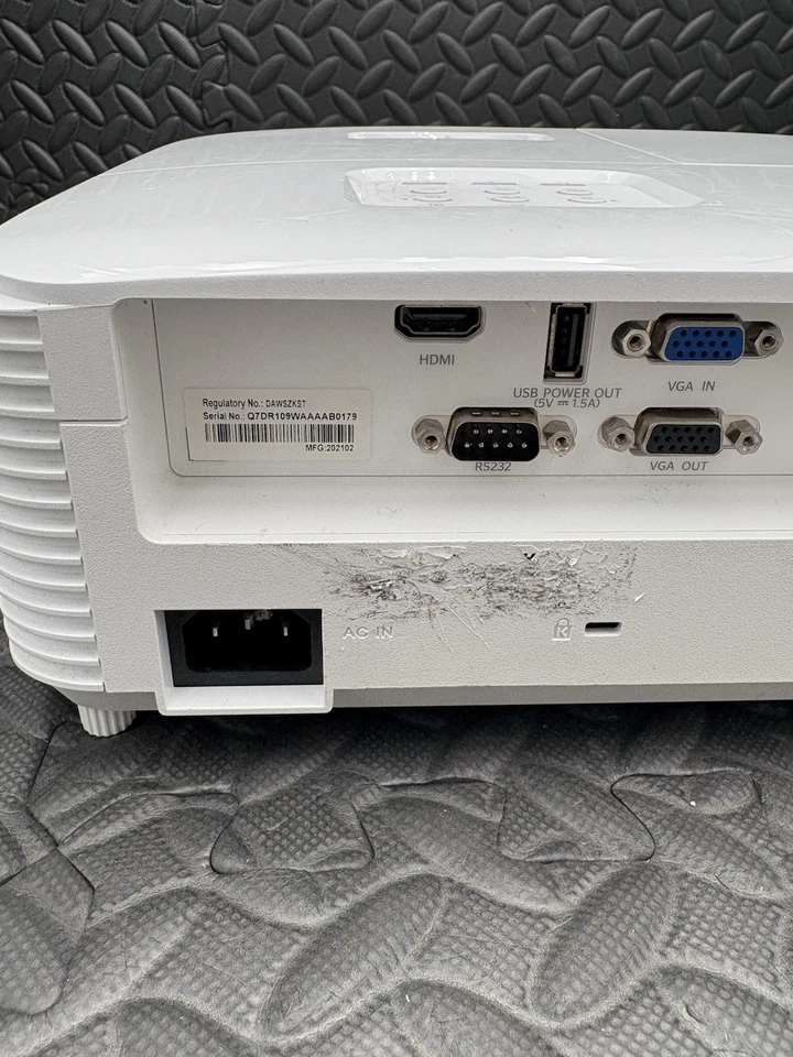 Proyector Optoma DLP de tiro corto, modelo W309ST potencia probada incluida Foto 4 de 4