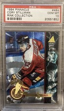 Cory Stillman 1994 Pinnacle #494 Rookie Card PSA 10 Flames 2 Stanley Cups Pop 1