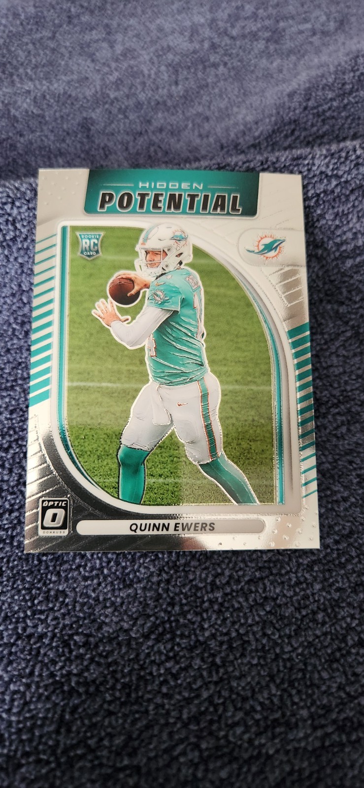 Panini 2025 Donruss Optic Hidden Potential Quinn Ewers Dolphins #18 Rookie