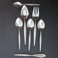Oneida Venetia Community Stainless Flatware Misc Set Oval Spoons Serving Fork