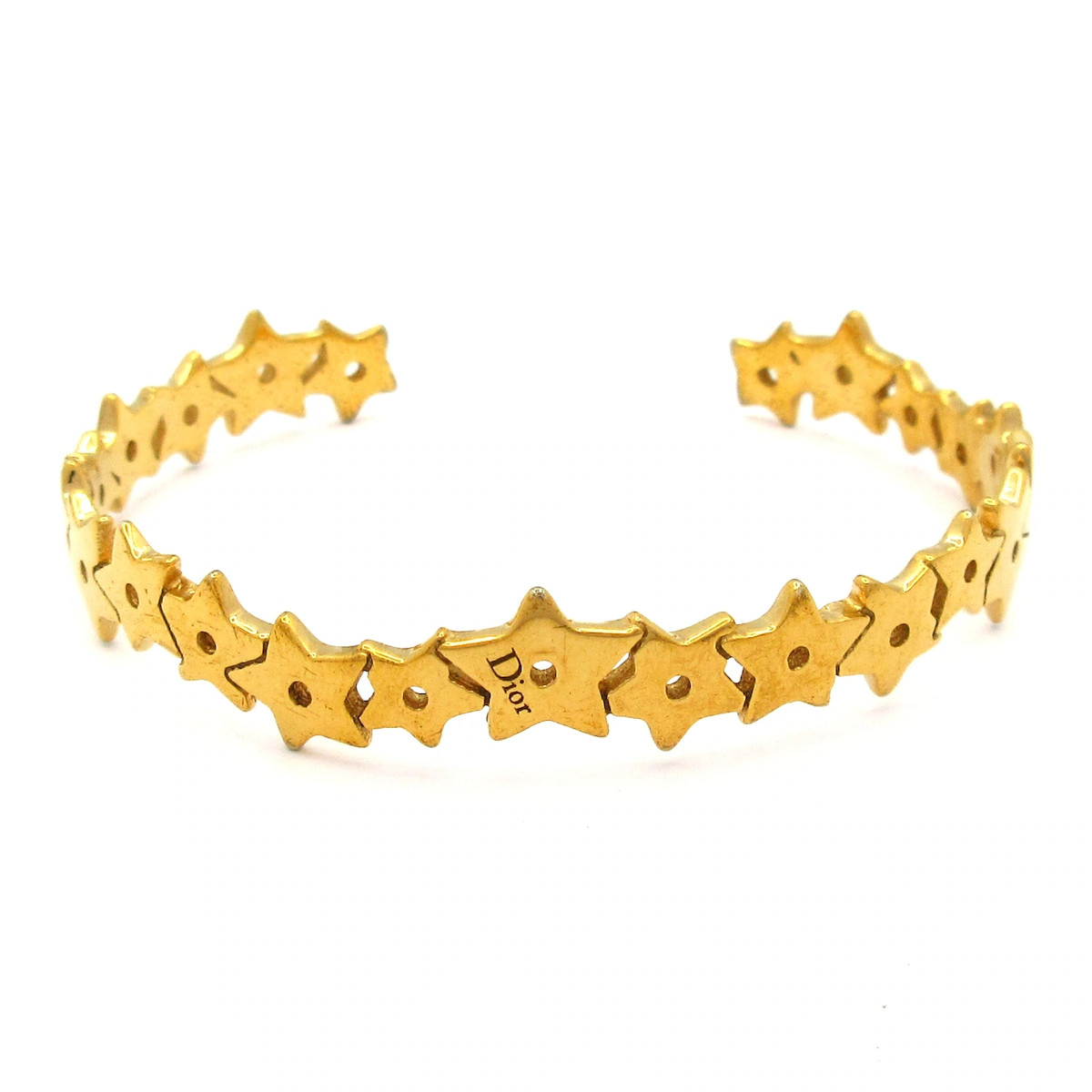 DIOR/ChristianDior Gold Star Gold Hardware Bangle | eBay DIOR/ChristianDior Gold Star Gold Hardware Bangle | eBay