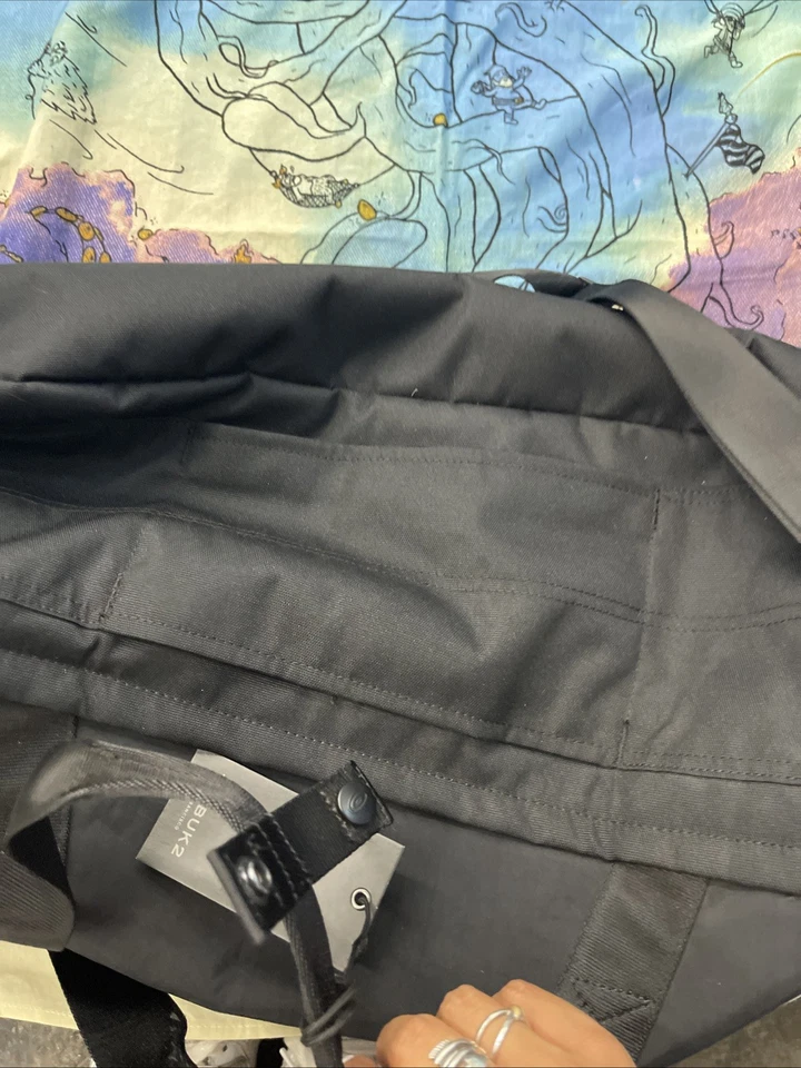 Timbuk2 The Player Duffel Bag Logo Embroidery Jet Black Size Small New H65 - Image 3 of 4