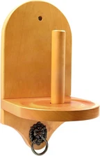 GSE Games & Sports Expert Billiard Wall Mounted Wood Cone Chalk Holder, Oak 