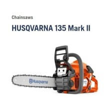 Nuova motosega a benzina Husqvarna 135 Mark II 16 pollici, spedizione veloce