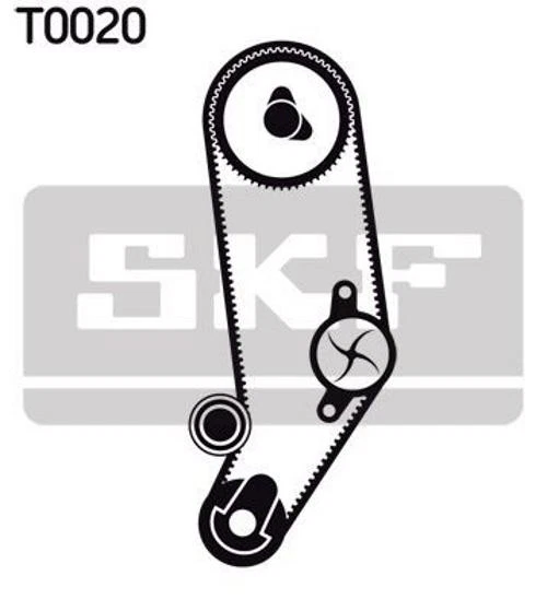 SKF Kit de distribution VKMA 01031 pour VW SANTANA (32B) Passat Variant (33B) - Photo 4/4