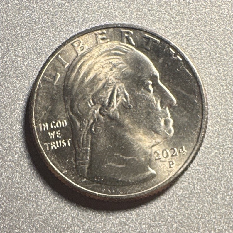 2024-P Washington Quarter Rev. Dr. Pauli Murray 25C Lot of 4
