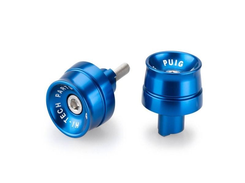Puig Blue Speed Bar Ends Kawasaki Z650 2020-2025
