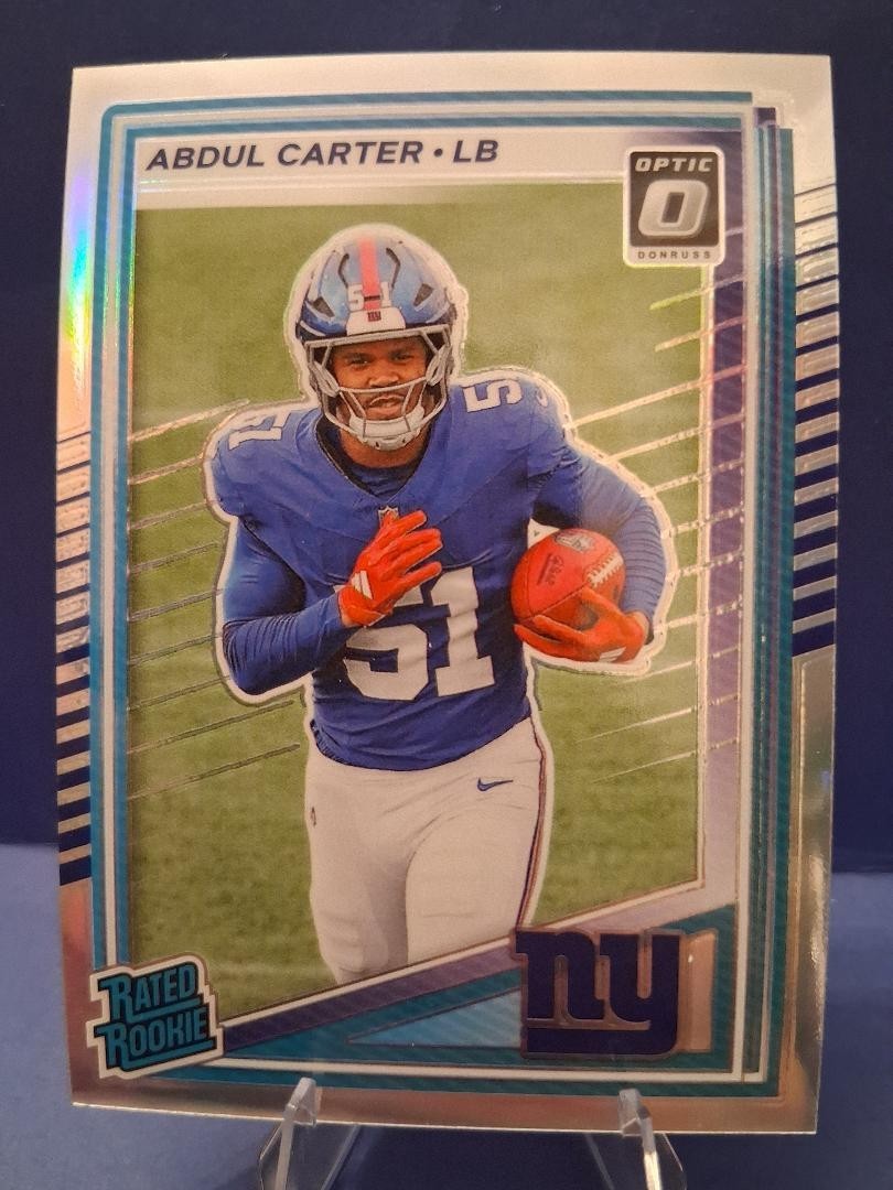 2025 Panini Donruss - Abdul Carter #315 - Rated Rookie - Optic Preview Holo (RC)