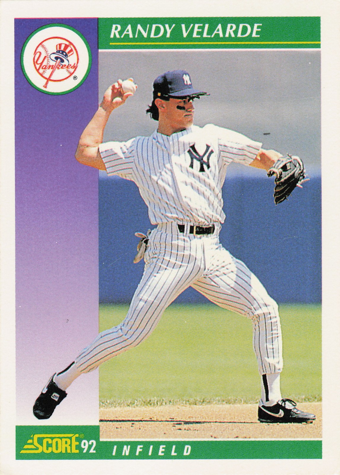 Score 1992 Score #337 Randy Velarde Near Mint or Better