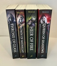 Sarah J Maas Throne of Glass OOP Covers Lot o...