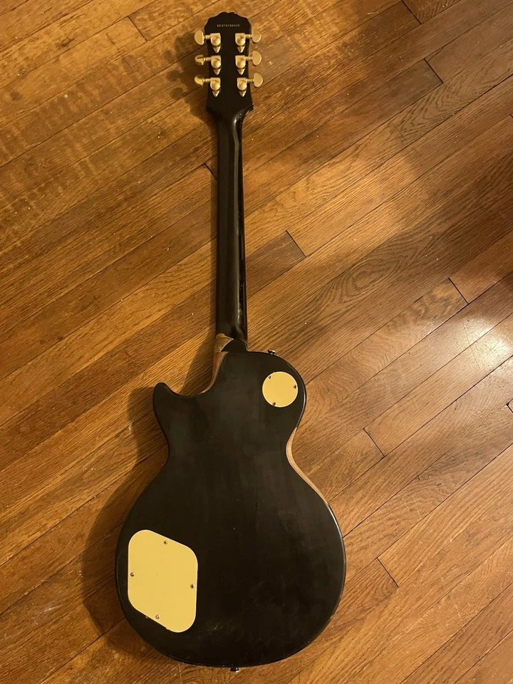 Custom Epiphone Les Paul 3 Humbucker Husk (Tiger Burst) - Image 2 of 2