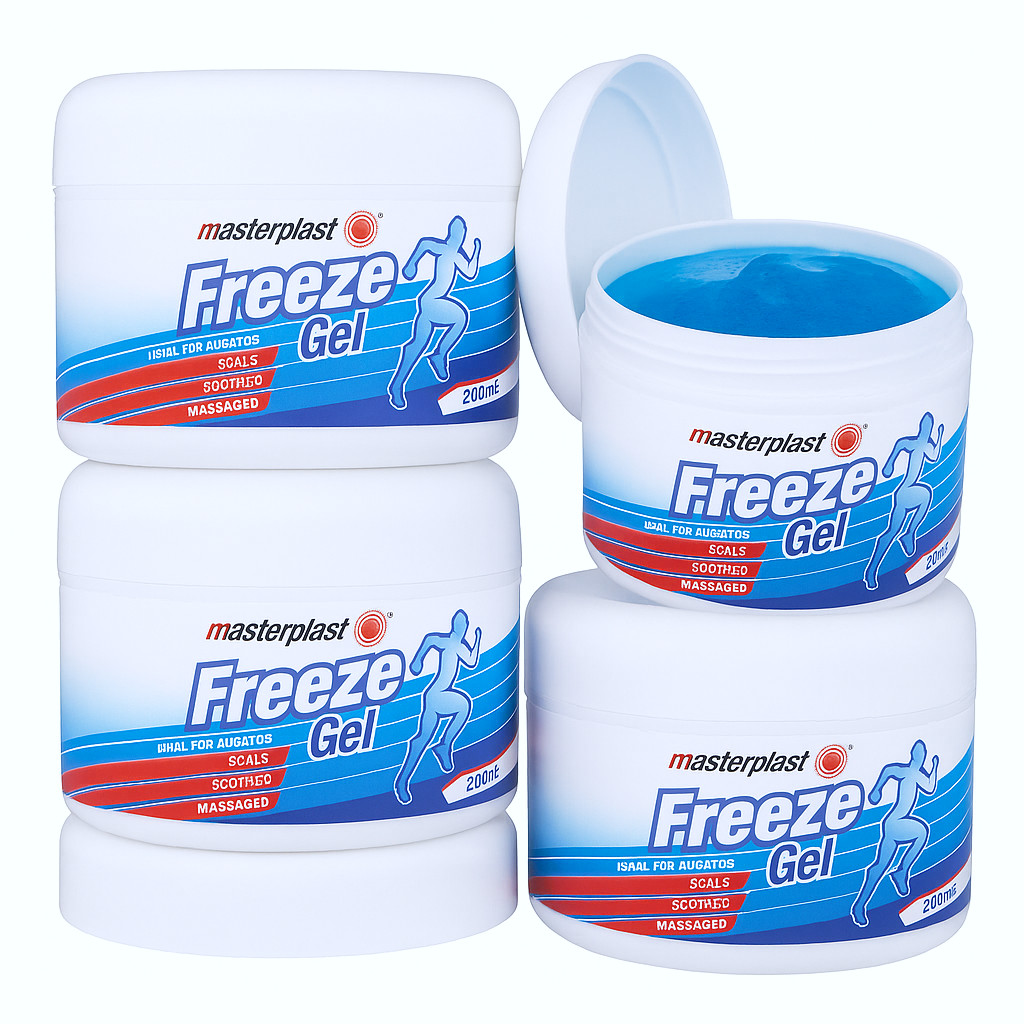 Masterplast Freeze Gel - Muscle Soothing & Cooling - For Aching Painful Muscles - Image 5