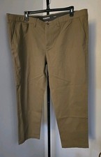 SONOMA MEN'S Big/Tall 48/30 FLEXWEAR STRAIGHT FIT FLAT KHAKI CHINO PANTS