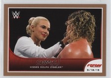 2016 Topps WWE Road to Wrestlemania Tag Team Championship Bronze Lana Patch 0c4