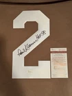 Paul Krause AUTOGRAPHED Vikings FOOTBALL JERSEY NUMBER “2” JSA W HoF
