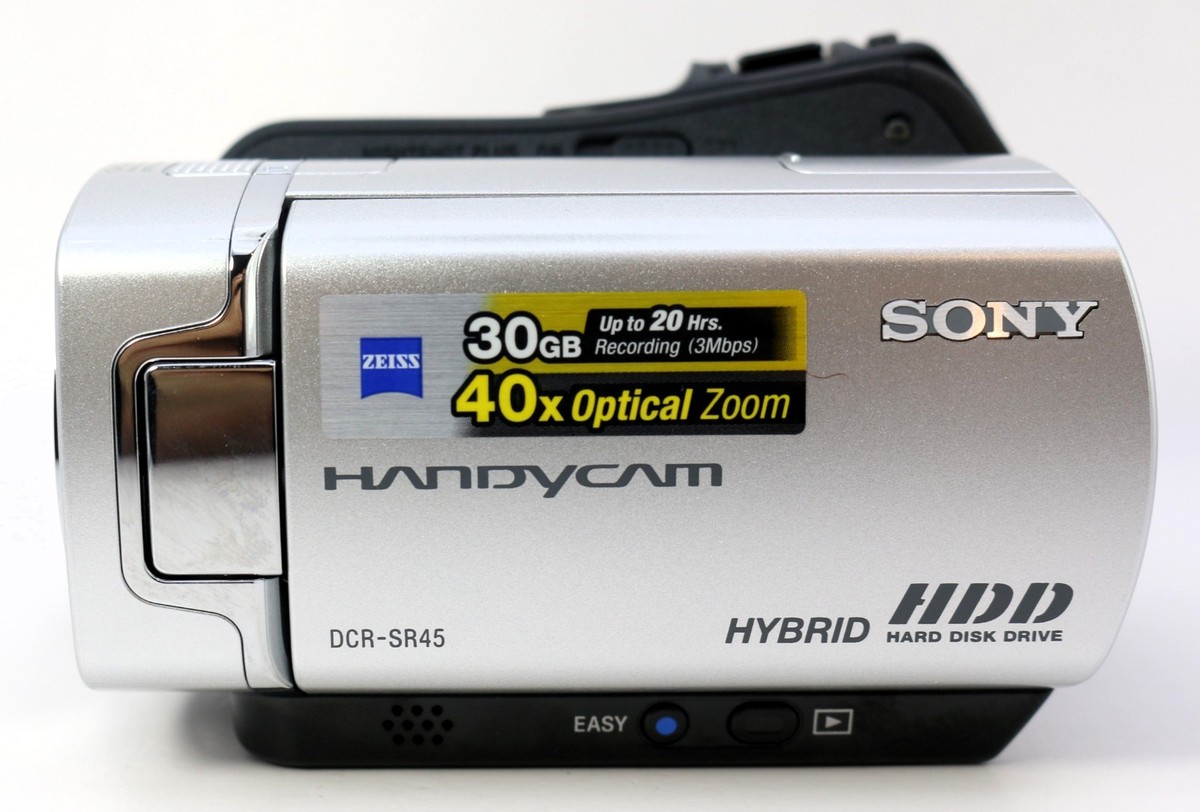 Sony Handycam DCR-SR45 30GB HDD Camcorder – 40x Zoom – NightShot