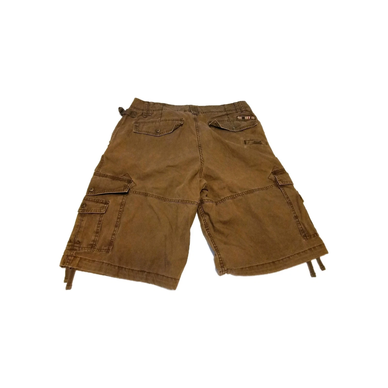 Old Navy Military Cargo Shorts Mens 36 Paratrooper Rare pocket Type! Y2K Grunge