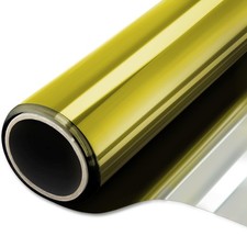 WPCTEV One Way Mirror Window Film Daytime Privacy Static Non-Adhesive Heat UV Bl