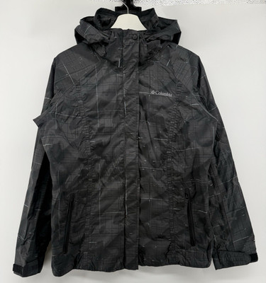 Columbia Women s Medium Bugaboo Omni-Tech Jacket Black Waterproof