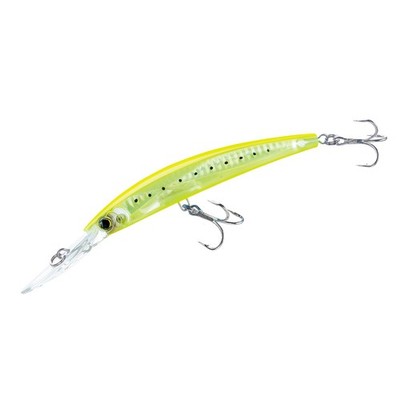 YoZuri 3D Minnow Deep Diver Köder, ChartreuseSilber, 15,2 cm