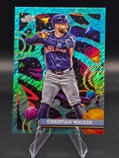 2025 Topps Chrome Cosmic #33 Christian Walker Aqua Equinox Refractor #/199