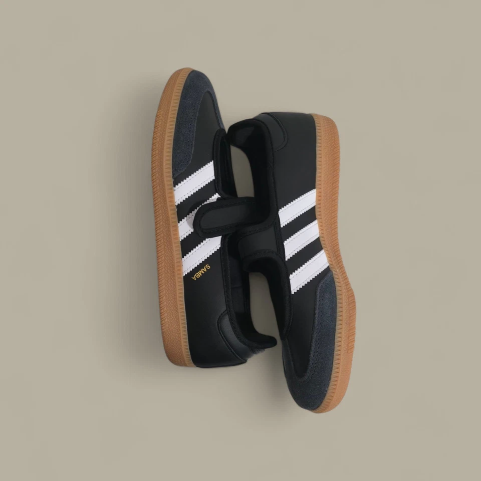 Adidas Samba Jane Negro Blanco Goma - Talla 6Y / 7W Foto 4 de 4