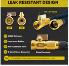 ATEROD 25FT EXPANDABLE GARDEN HOSE W/ 10-FUNCTION SPRAY NOZZLE LEAKPROOF — photo 10