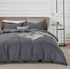 Bedsure Duvet Cover Queen Size 90  x90   Soft Double Brushed Bedding Set