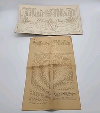 USS General C.H. Muir 2 Ship's Newsletters Muir-Maid US Coastguard 1945