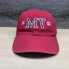 MV Hat Cap Strap Back Red Embroidered Dad Baseball Mens 16 02