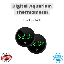 Digital Aquarium Thermometer Wireless LED Touch Display  F  Fish Tank Sensor