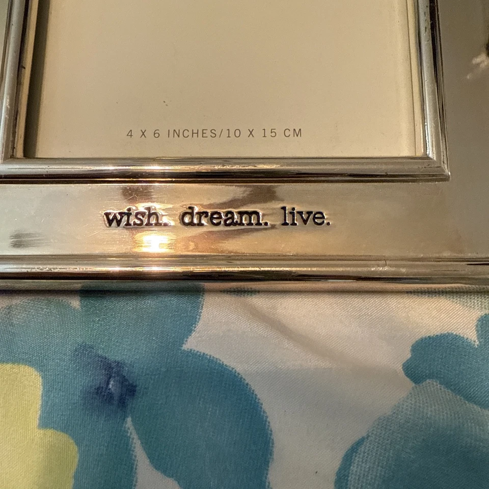 Vtg Pottery Barn Silver Plated Sentimental Frames 6X4 & 4X6 And More Please See - Image 2 of 4