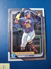 2024 Bowman Chrome Juan Baez #BDC-150 Milwaukee Brewers 