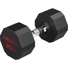 Geruchlose Hexagon Hanteln 12-seitiges Design Gummi Stahlkern 3-24kg für Kraf...