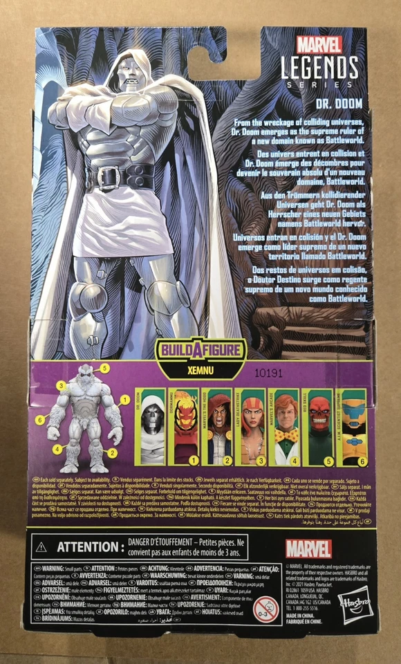 Marvel Legends • Dr. DOOM • Super Villains Xemnu BAF Wave • Figura de acción de 6 pulgadas Foto 2 de 3