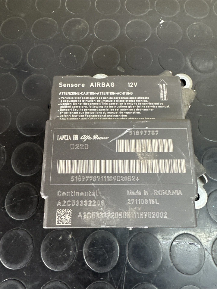 CENTRALINA AIBAG FIAT PUNTO EVO 2008-2015   - Immagine 3 di 4