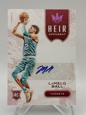Lamelo Ball 2020-21 Court Kings Heir Apparent autograph Pink RC /8 Auto #HA-LMB