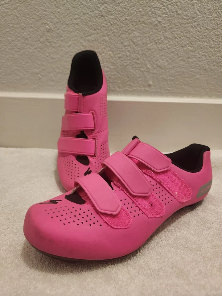 Specialized Torch 1.0 公路自行车鞋 3 螺栓复合粉色 37 - 美国 5 — 第 2/4 张图片