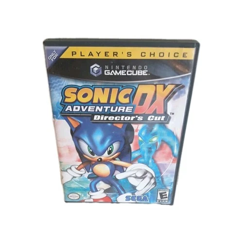 Sonic Adventure DX Director's Cut (Nintendo Gamecube, 2003) Case & Manual Only!