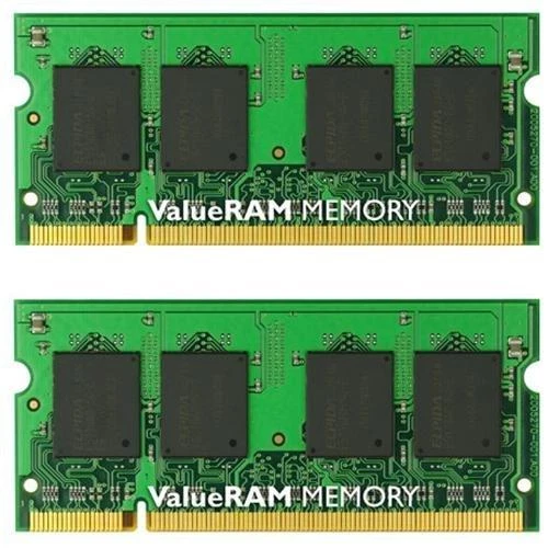 Ordenador Kingston DDR2 SDRAM de 2 GB de capacidad por módulo RAM con 2 módulos y 200 pines