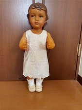 Huge 60cm Large celluloid Antique doll girl made by SNF in France