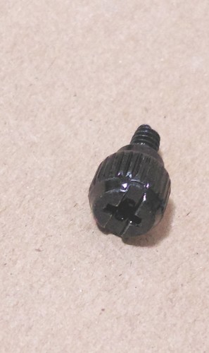 LOT 20: Black Toolfree 1/4" Round Overhead Thumb Screws fo Gamer PC Case,ATX PSU - Afbeelding 5 van 11