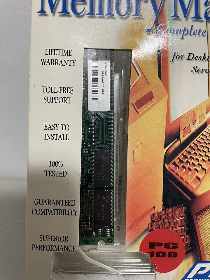 New Memory Master Complete Upgrade Kit  PNY Technologies Dimm 32mb Pc100 SDRAM - Image 2 of 4