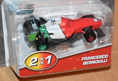 Disney Pixar Cars Cambiadores de Color Lightning McQUEEN & FRENCESCO BERNOULLI NUEVO - Imagen 2 de 8