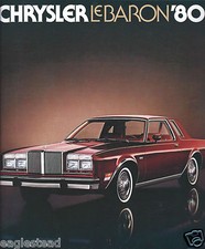 Auto Brochure - Chrysler - LeBaron - 1980 (AB920) - OS