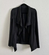 LULULEMON Modal Blend Wrap Jacket Size 4 Casual Outdoor Neutral Comfy Supersoft