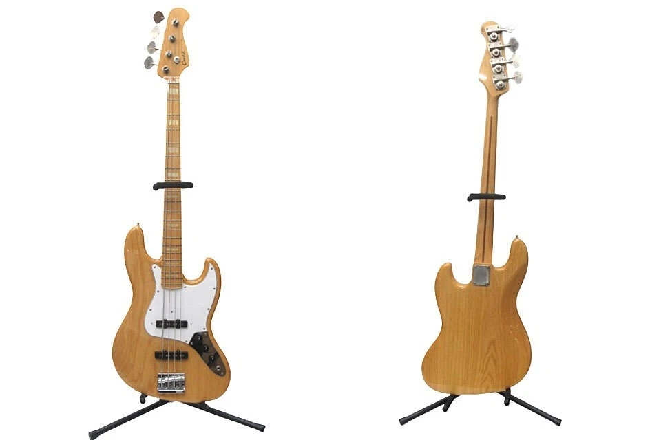 Used Cool Z / Fujigen ZJB-1M NAT MIJ Jazz Bass Ash Body Maple FB Block Inlay